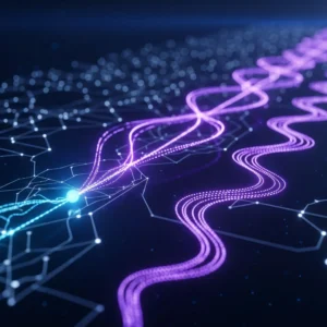 Quantum counterfactual memory concept visualization