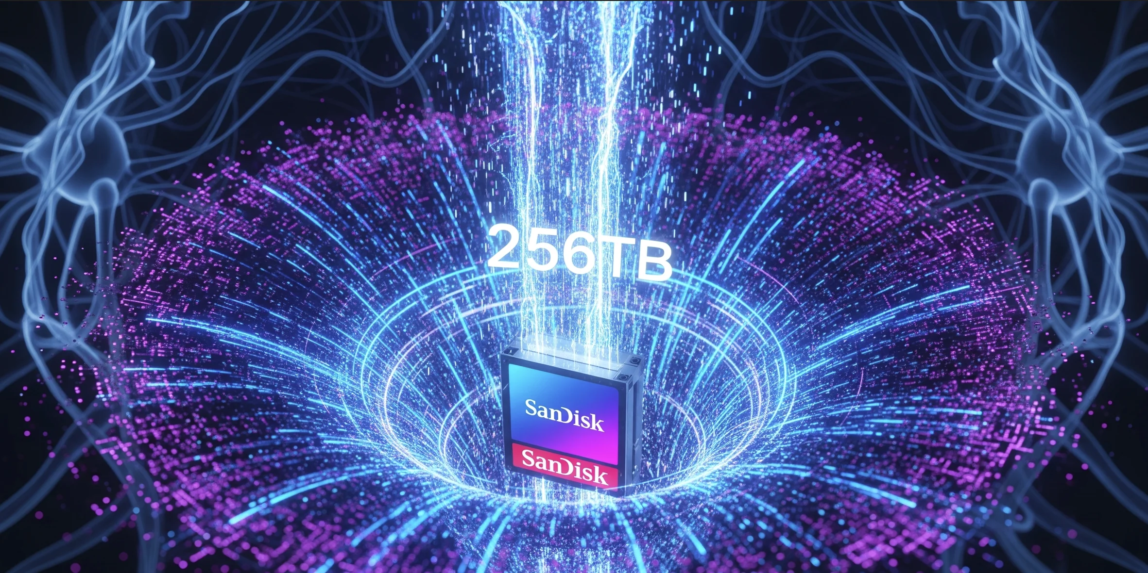SanDisk створив SSD на 256 ТБ: прорив у швидкості та обсязі для AI