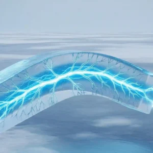 Ice flexometry electricity generation from salt water