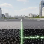 Ukrainian road built with Korean steel slag asphalt tech