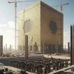 Mukaab cubic skyscraper project in Saudi Arabia