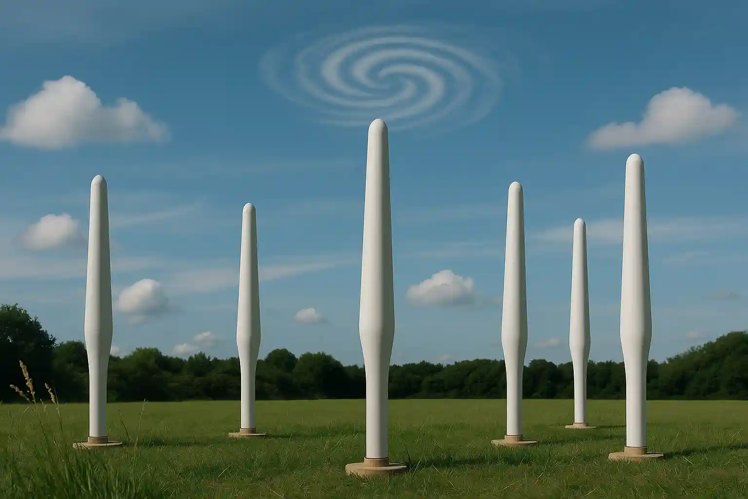 Vortex Bladeless quiet wind turbine technology