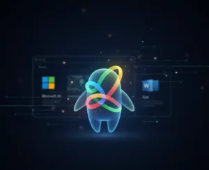 Microsoft Copilot Mico animated AI assistant design