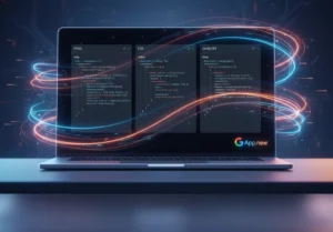 App.new by Google vibe coding tool interface