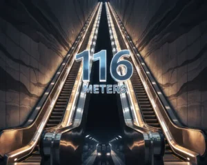 Hondutadi deepest metro station 116 meters Chongqing