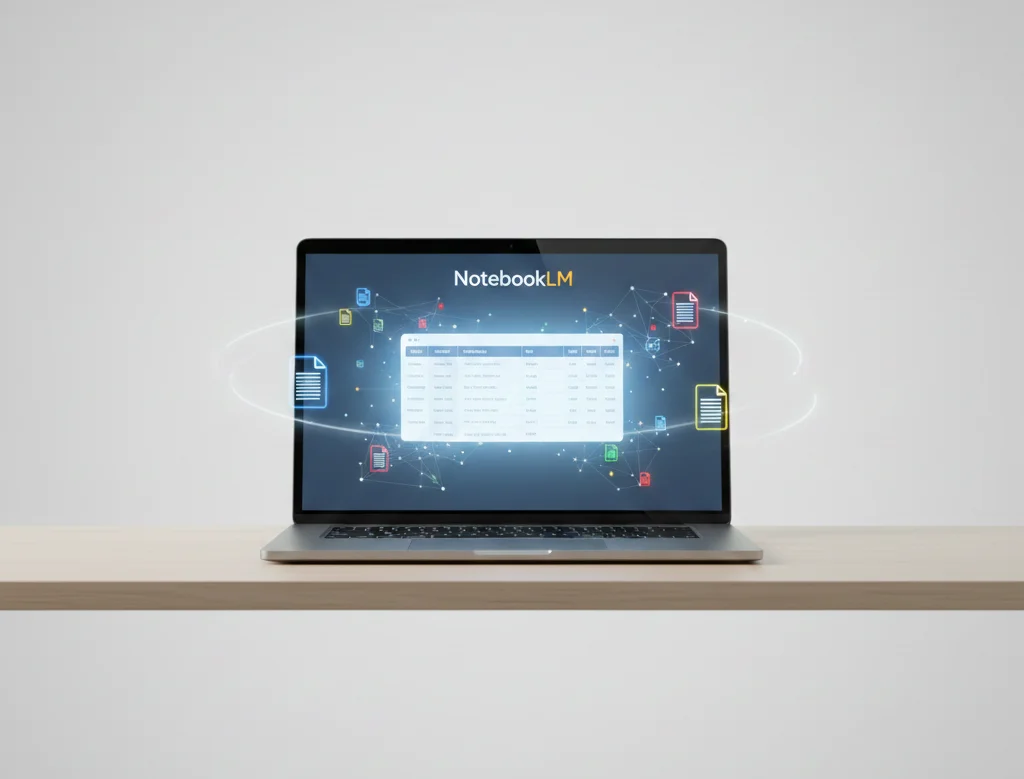 NotebookLM навчився створювати таблиці за допомогою AI