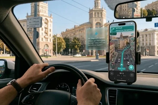 Google Maps з Gemini стають персональним асистентом водія