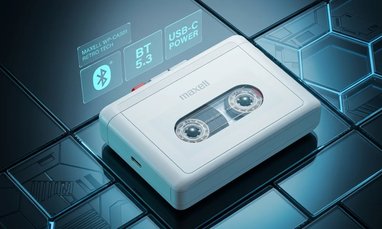 Касетний плеєр Maxell WP-CAS01 з Bluetooth