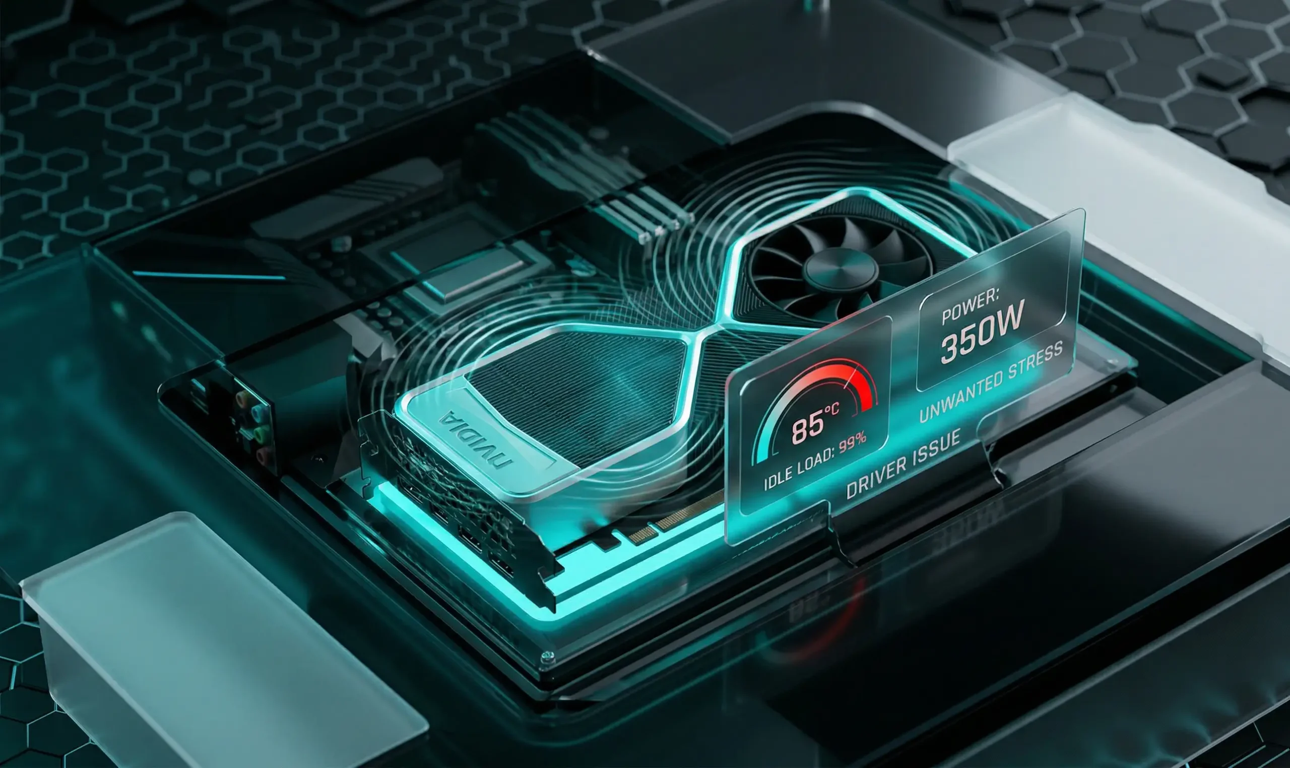 Высокая нагрузка видеокарт NVIDIA в режиме простоя