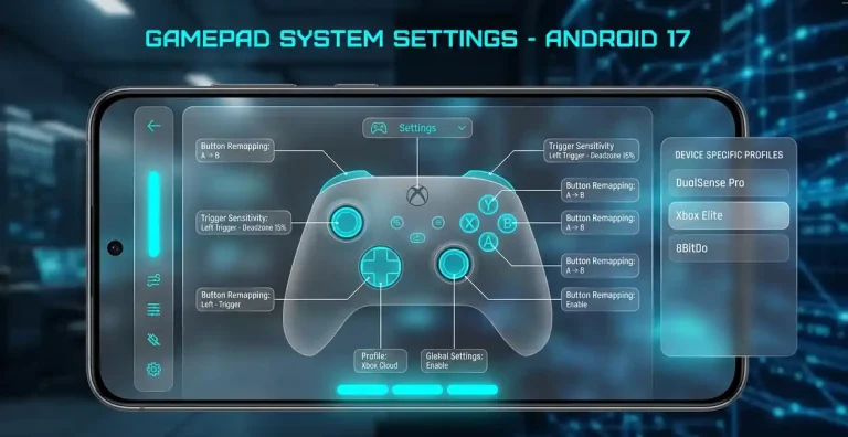 Gamepad button mapping in Android 17