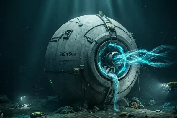 Stensea underwater concrete spheres for energy storage