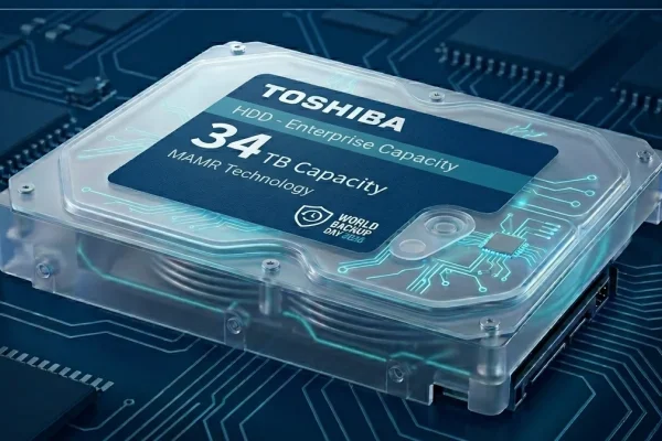 Toshiba анонсувала жорсткі диски ємністю до 34 ТБ: Новий етап у розвитку технологій магнітного запису