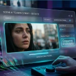 Інтерфейс програми для генерації кадрів фільму Dreams of Violets за допомогою штучного інтелекту
