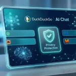 Інтерфейс анонімного чату DuckDuckGo AI з вибором моделей