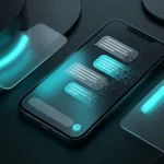 Концепт інтерфейсу додатка Siri з налаштуваннями автоматичного видалення чатів