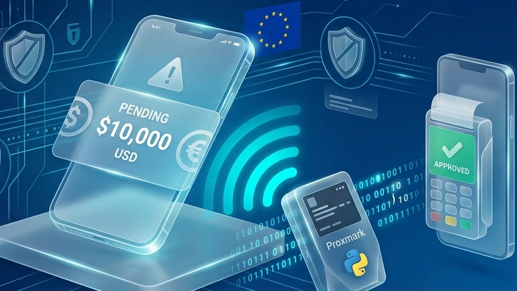Ілюстрація хакерської атаки на iPhone через NFC термінал