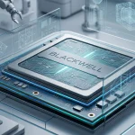 Графічний процесор NVIDIA Blackwell з підсвічуванням схем