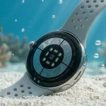 Інженерний прототип смарт-годинника Google Pixel Watch 5 на піщаному морському дні