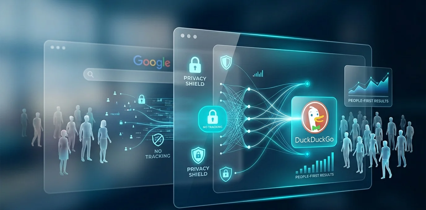 Міграція користувачів від Google до DuckDuckGo на тлі інтеграції ШІ