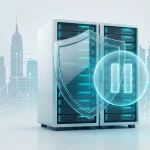 Symbolic representation of the halt on data center construction in New York