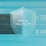 Paste Protect clipboard security interface in Opera browser