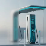 Сучасна зарядна станція Dongfeng потужністю 1,5 МВт у футуристичному дизайні