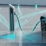Illustration of a cyberattack on an EV via a charging station