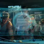 Стилізований кадр персонажів GTA 6 та цифровий судово-експертний інтерфейс розслідування витоку Take-Two