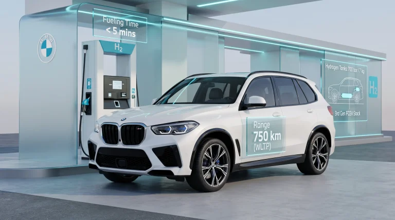 BMW iX5 на водні отримає 750 км ходу та баки на 700 бар